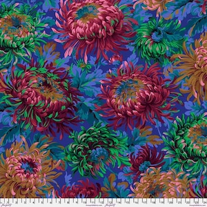 SHAGGY BLUE PJ072   Philip Jacobs for Kaffe Fassett Collective  - Sold in 1/2 yd increments - Multiple units cut as one length