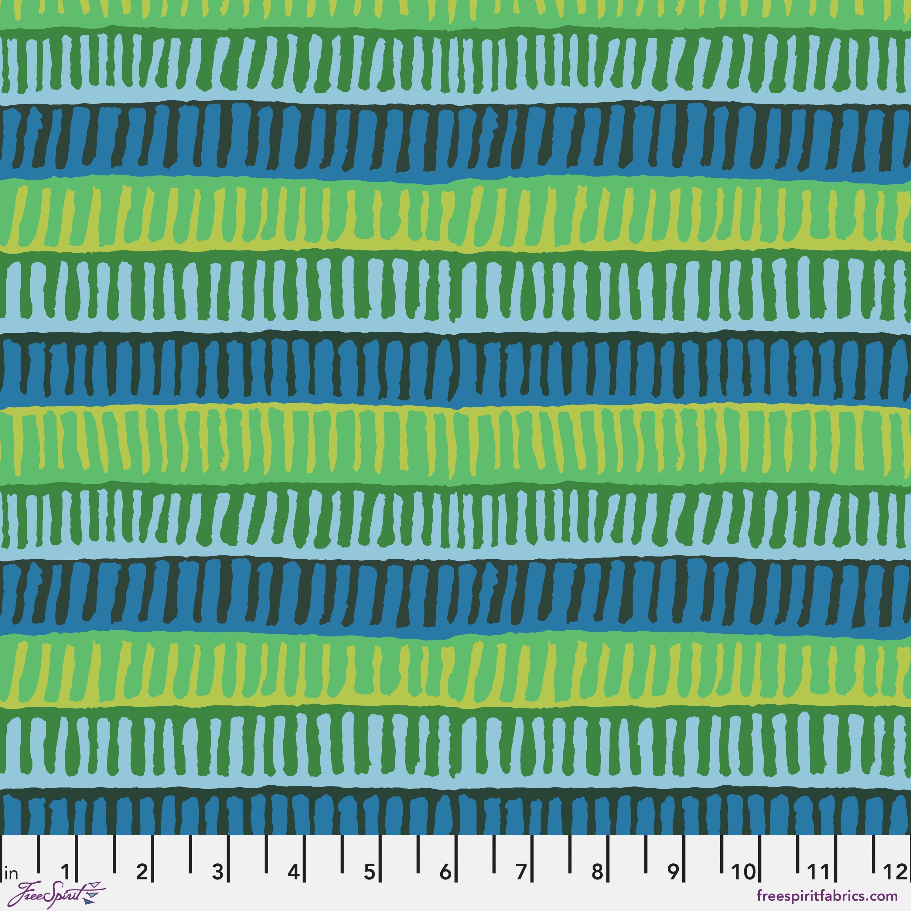 ZIPPER STRIPE Green PWBM103 Kaffe Fassett Collective August 2025
