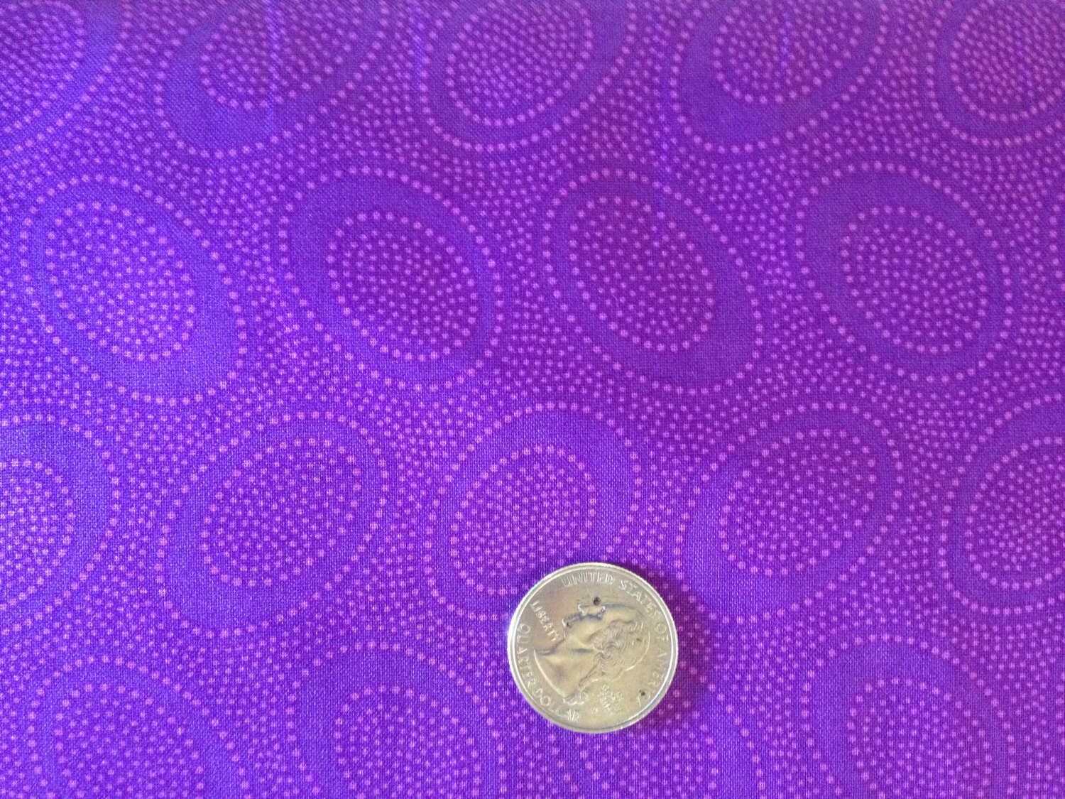 ABORIGINAL DOT GP71 GP71 Plum Purple Kaffe Fassett - Sold in 1/2 yd i…