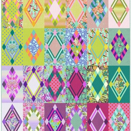 Moonbow Quilt Kit Featuring Moon Garden Etsy