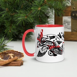 Tasse mit Farbe innen - Alaska Native Art
