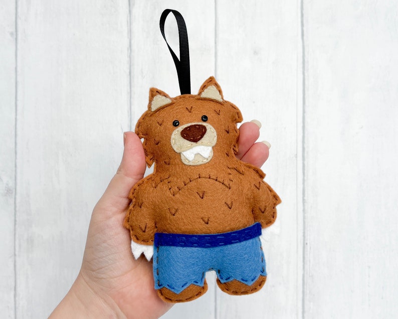 Felt Werewolf Sewing Pattern: DIY Decoration (PDF Pattern) - Etsy
