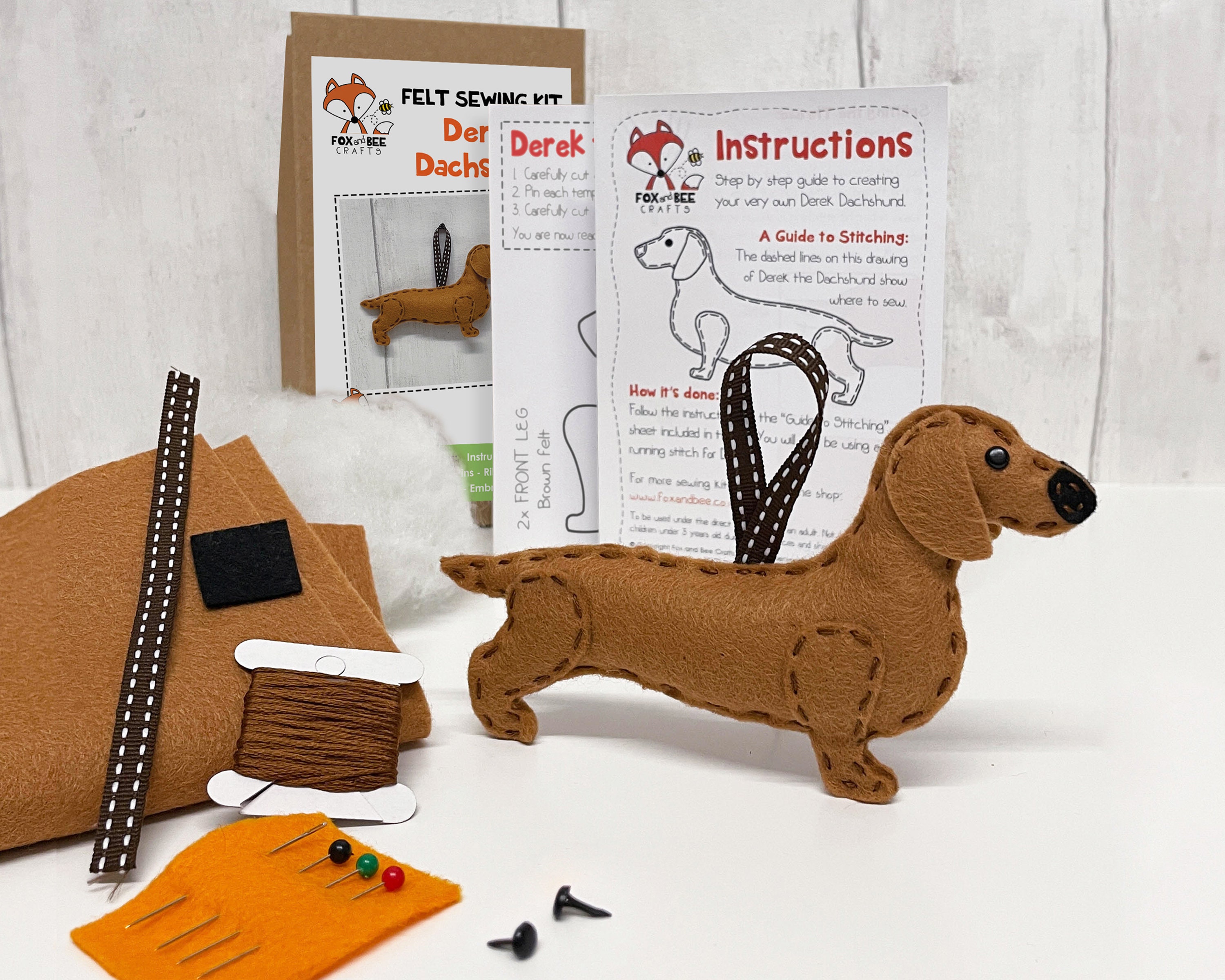 Whimsical Dog Needle Felting Kit for Beginners. Make Your Very Own  Whimsical Character From Our Whimsicals Range. 