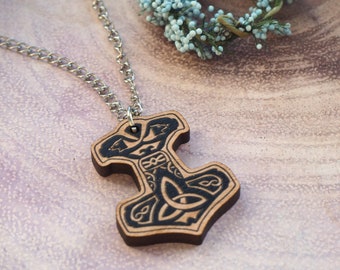 Mjölnir Necklace - Thor's Hammer necklace - viking necklace thor necklace celtic necklace viking gift shieldmaiden irish jewellery