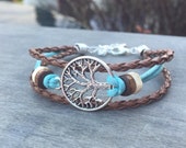 CELTIC Bracelet TREE of LIFE bracelet - bohemian bracelet Native American Tribal Bracelet Irish bracelet viking bracelet tree bracelet