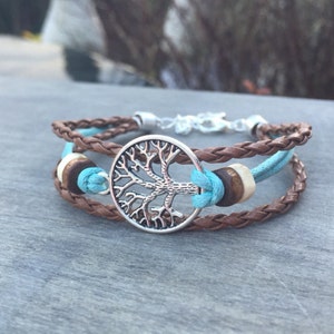 CELTIC Bracelet TREE of LIFE bracelet bohemian bracelet Tribal Bracelet Irish bracelet viking bracelet tree bracelet Christmas gift image 1