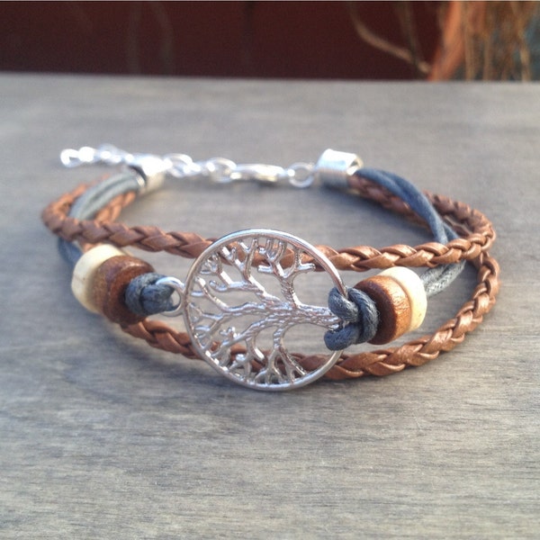 TREE Of Life Bracelet - BOHEMIAN Bracelet - Celtic Bracelet  Tribal Bracelet Irish bracelet viking bracelet shield maiden jewellery norse