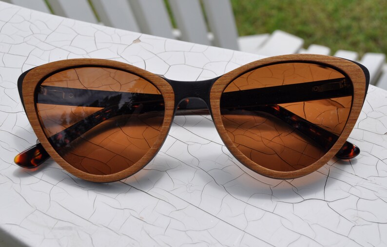WOOD frame polarized sunglasses Etsy