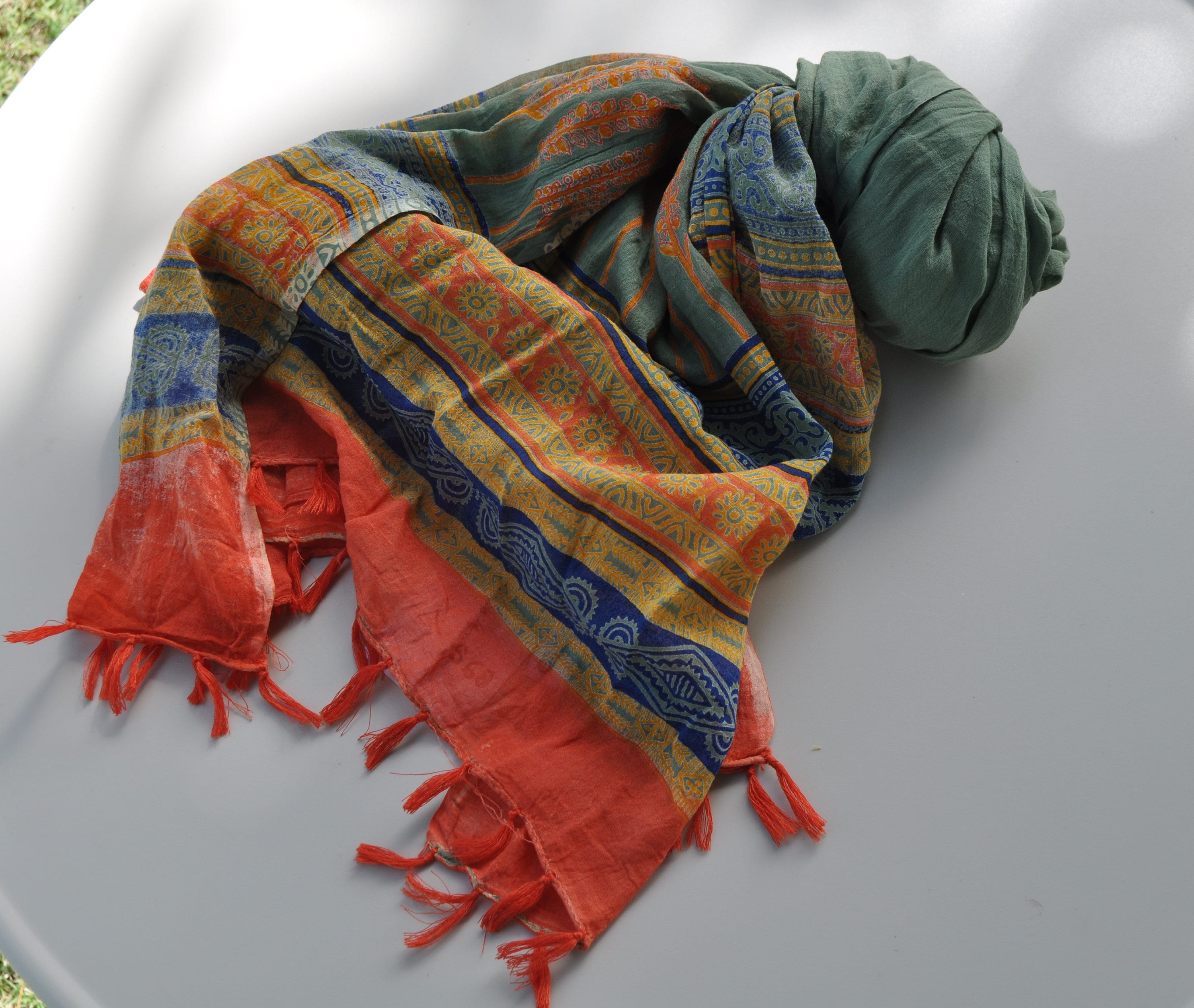 100 cotton scarves Etsy