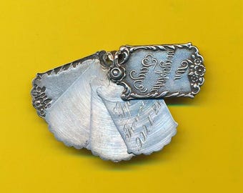 Pendentif Ancien Poisson Articulé En Argent Sterling émaillé – Bijou Vintage Début 1900