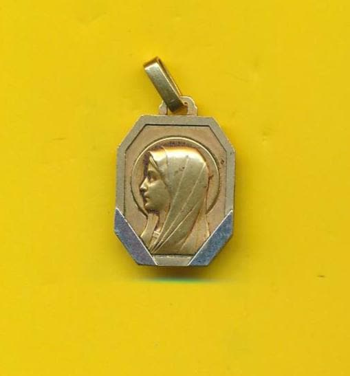 XIX ème - Rare Belle Méd. Laiton 19,5 x 14 mm - St