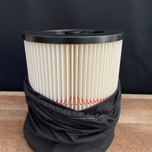 Shop Vac Filter Cover- Reusable- Washable- Works for many different Shop Vac Filters