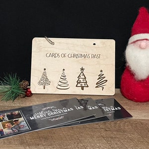 Guardián de la tarjeta navideña personalizada- Titular de la tarjeta del año pasado- Titular de la tarjeta del Día de la Madre del cumpleaños de Navidad