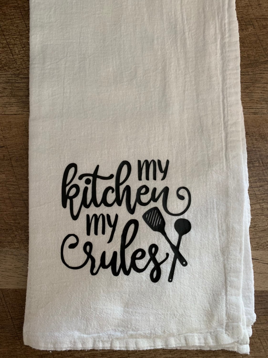 Funny Tea Towels Kitchen Tea Towels Sayings Kitchen Flour Etsy