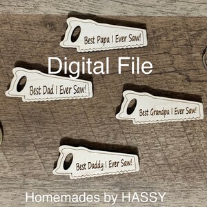Geschenk zum Vatertag. Papa Schlüsselanhänger aus Holz. Opa/Papa Schlüsselanhänger aus Holz. Personalisierter Schlüsselanhänger