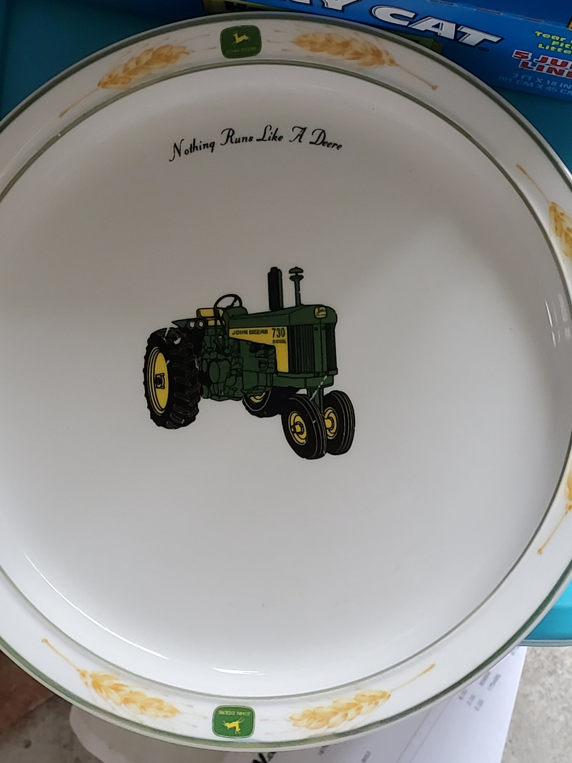 John Deere Dinner Plates Trio Etsy