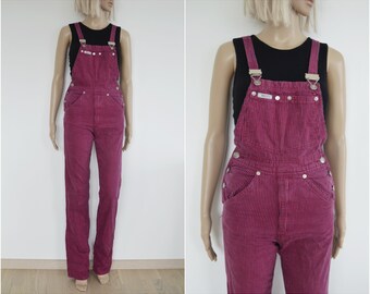 purple dungarees womens