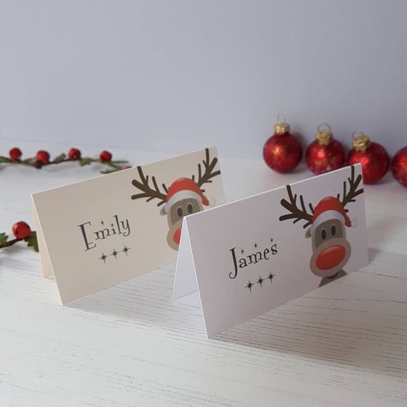 Christmas Table Decorations Settings Personalised Christmas