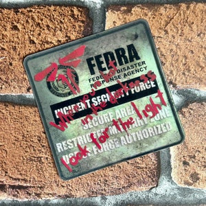 The Last of Us Fedra Sticker