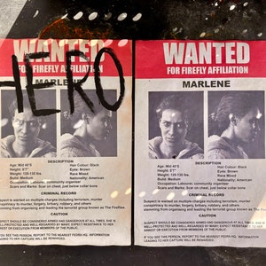 The Last of Us - Marlene Wanted Poster Bundle