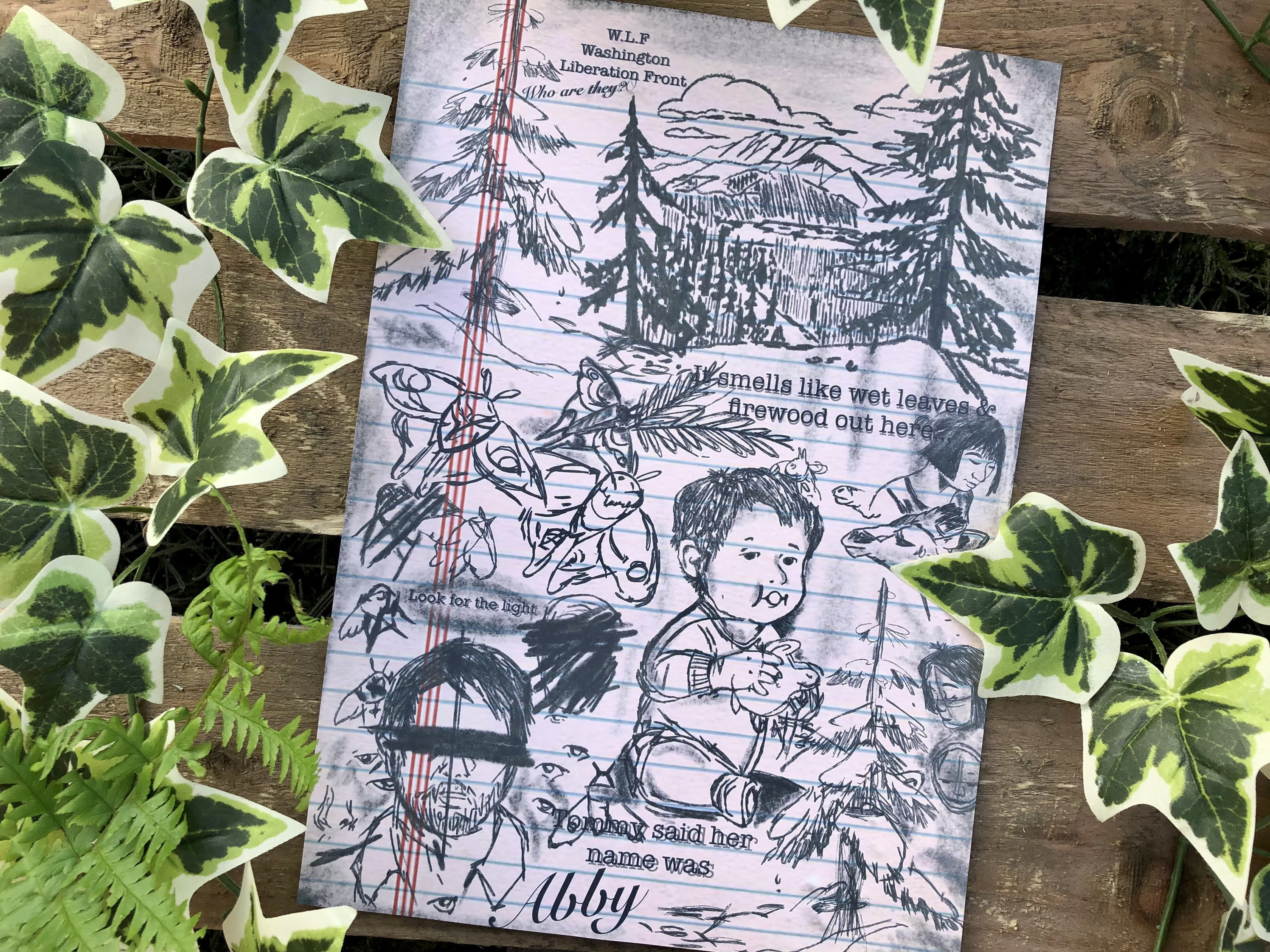 Ellie's tattoo - Last of us Part 2 Spiral Notebook for Sale by raphaelazz