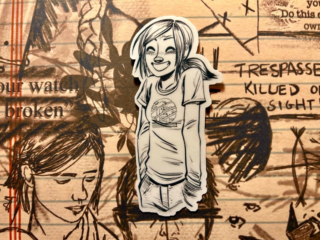 The Last of Us Ellie Laughing Sticker - Etsy