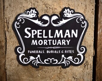 Spellman Mortuary Sticker