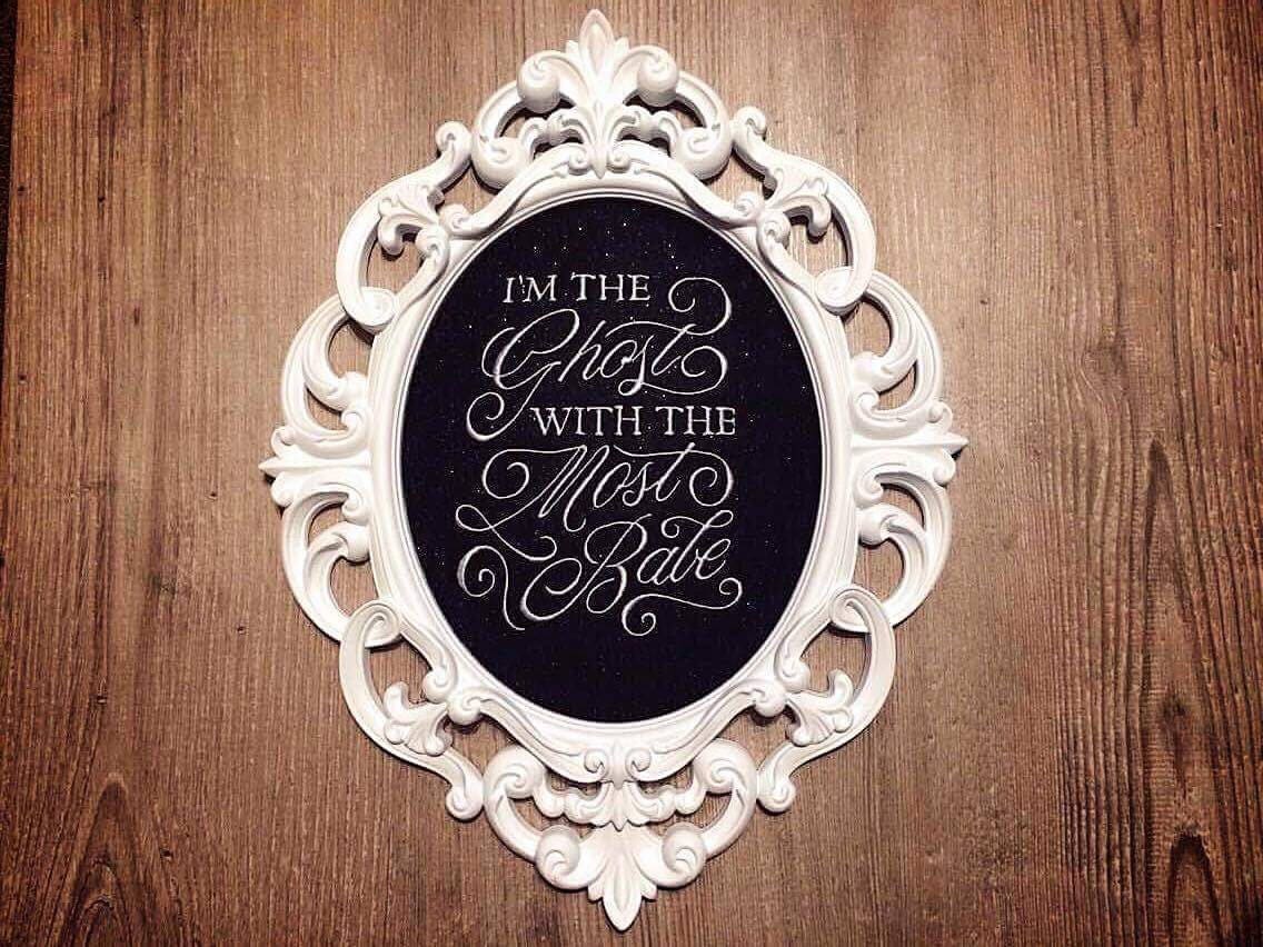 I'm The Ghost With The Most Babe BeetleJuice Inspired | Etsy