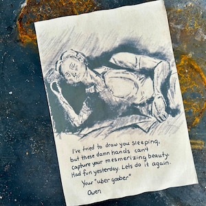 The Last of Us Parte II - Dibujo de Abby por Owen
