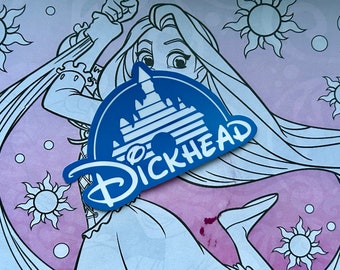 D!ckhead Vinyl Sticker (Indoor/Outdoor)