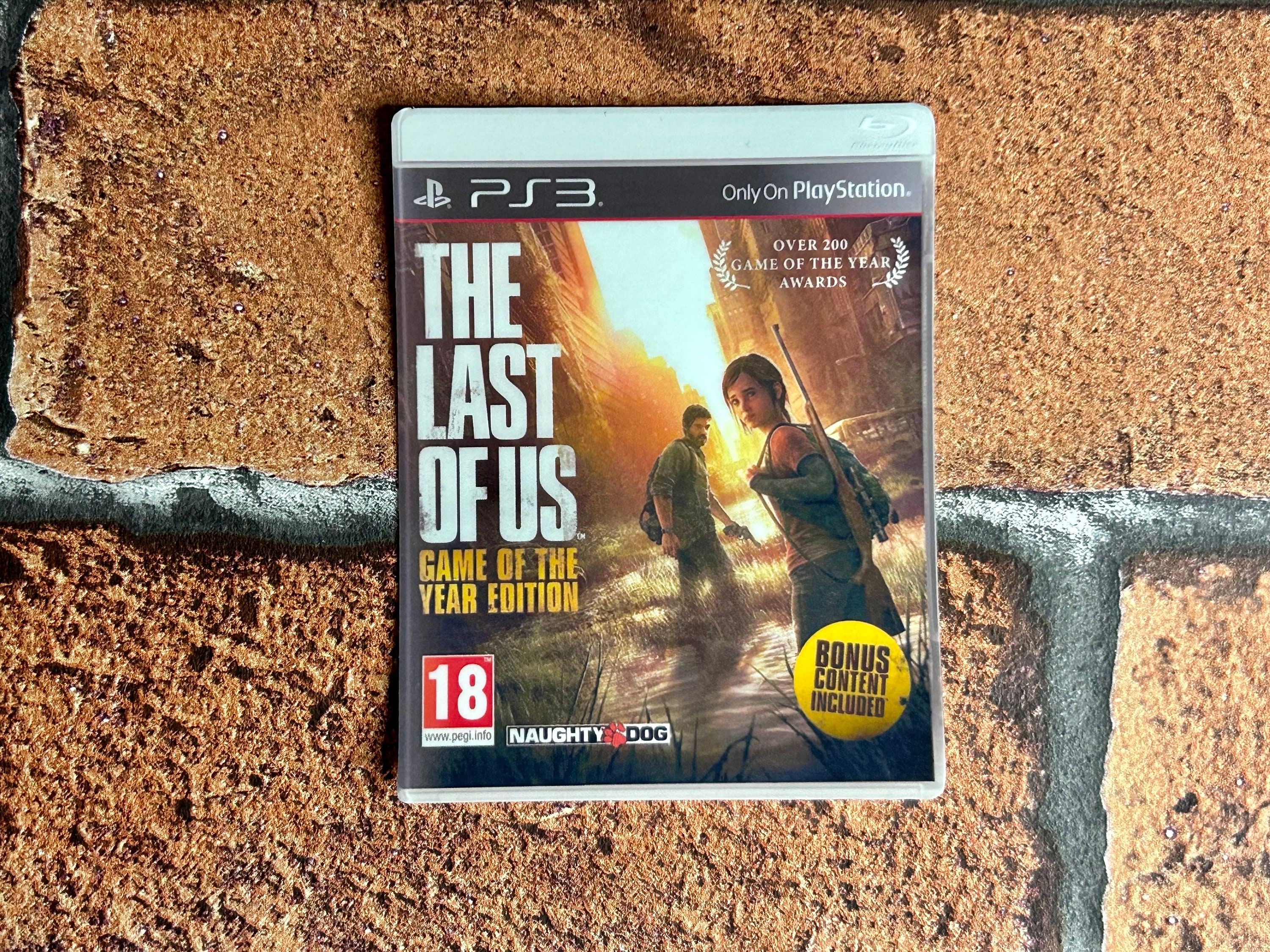 The Last of Us PS3 Game Sticker game of the Year Edition 