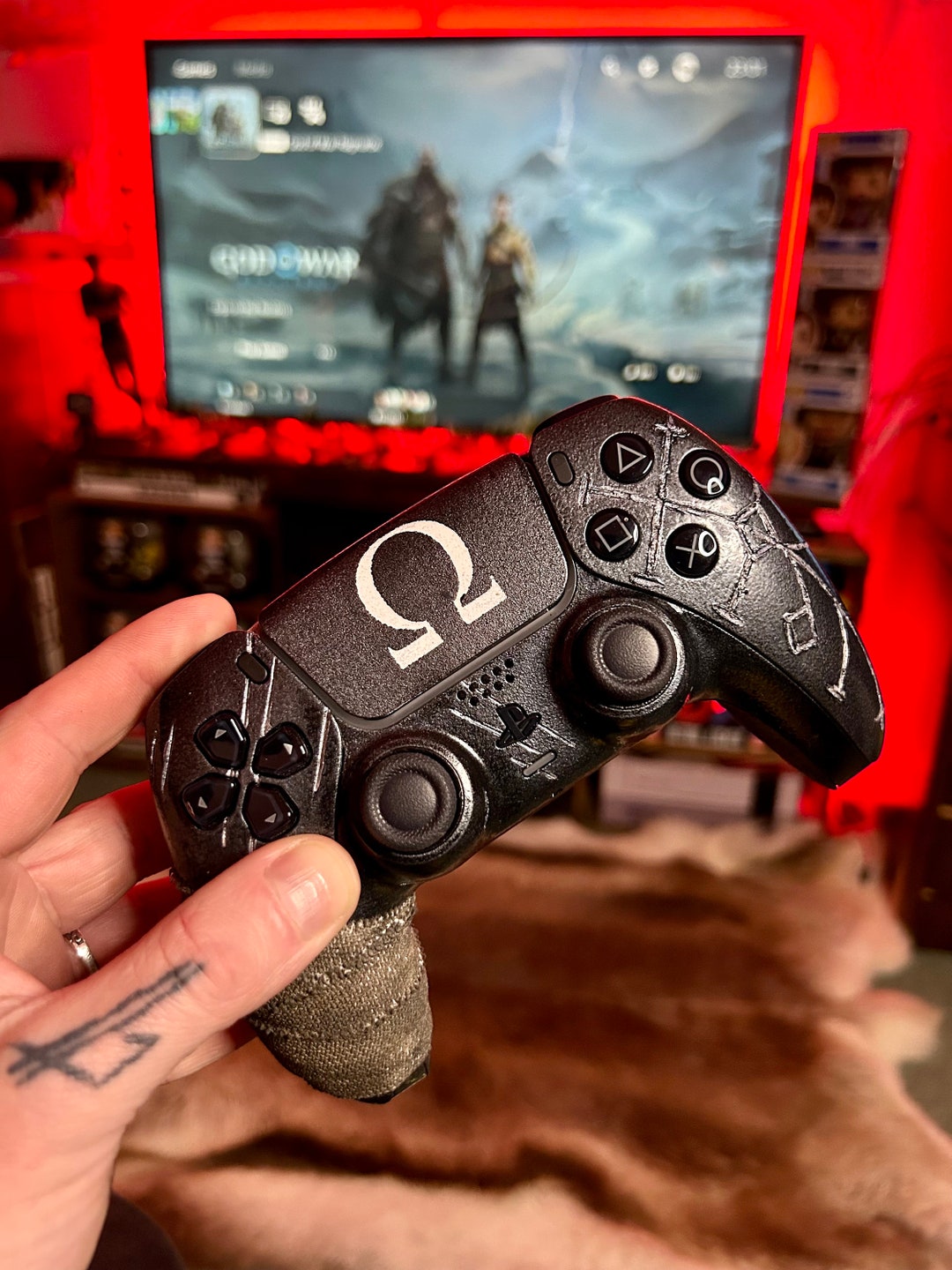 Ps5 God Of War Controller Vorbestellen God of War Custom PS5 Controller - Etsy