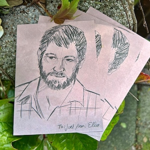 The Last of Us - Joel by Ellie print