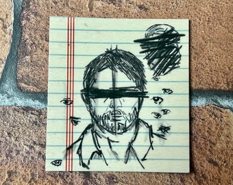The Last of Us Joel Sketch Sticker