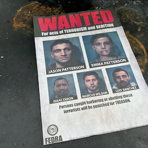 The Last of Us - Wanted Poster