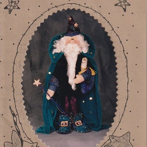 free-standing wizard &#39;Winston&#39; sewing pattern by Sparkles &#39;n&#39; Spirit NEW. UK seller