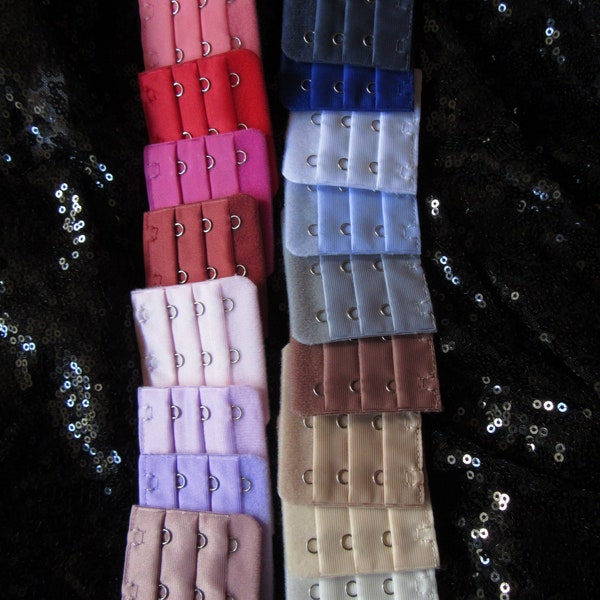 bra extenders  3 hooks choice of colours UK seller