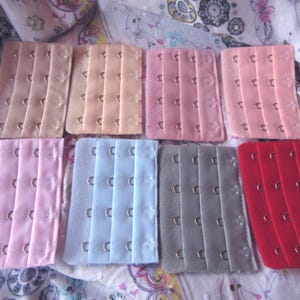 bra extenders  4 hooks choice of colours UK seller