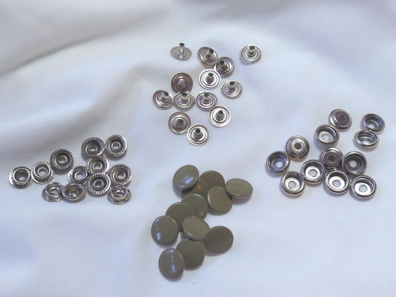 10 x 17mm jeans boutons denim jackets remplacement dark bronze presse marteau bricolage