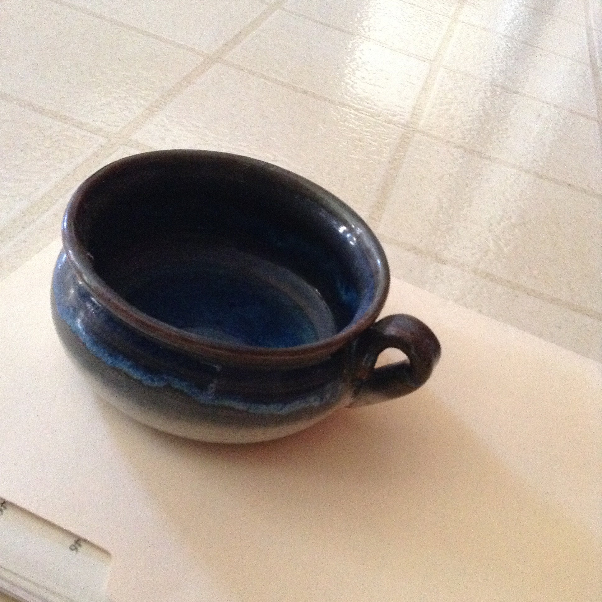 Vintage Handcrafted Studio Pottery Drip Glaze Bowl Multicolor - Etsy