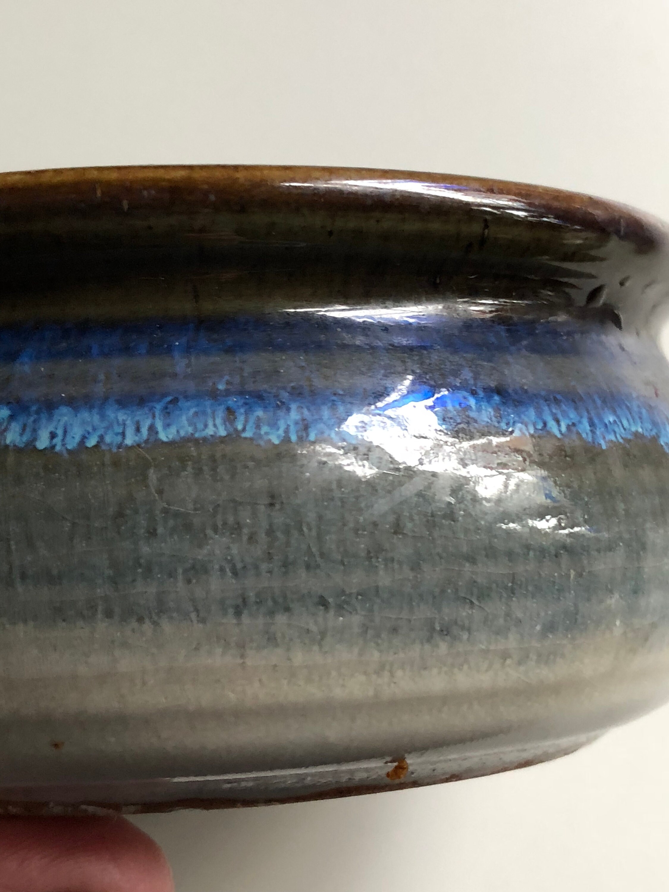 Vintage Handcrafted Studio Pottery Drip Glaze Bowl Multicolor - Etsy
