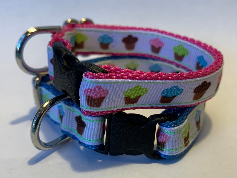 Tiny Cupcakes Collar 1/2 wide image 3