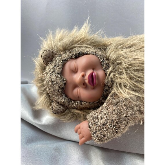 Anne Geddes Baby Doll in Hedgehog Costume Rubber Face & Hands Soft