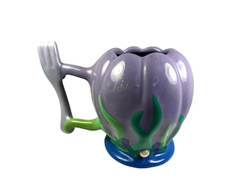 Vintage Disney Ariel Little Mermaid Sculpted Mug Dinglehopper Handle