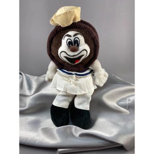 Nabisco Oreo Sailor Boy Bean Bag Stuffed Plush 8in Advertising Clean Vintage