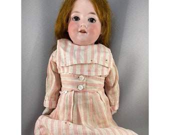 Antique Doll Armand Marseille Sleep Brown Eyes Kid Body"Baby  Betsy" Porcelain Head Hands