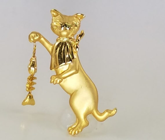 Cat Pin//AJC//American Jewelry Chain//Matt Finish… - image 2
