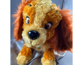 Lady Golden Spaniel Disney Park Lady and Tramp Movie 13 in Tag 2000 Vintage