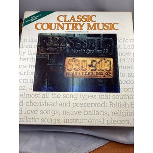 Classic Country Music Vinyl Record Collection Smithsonian Various Artists VTG