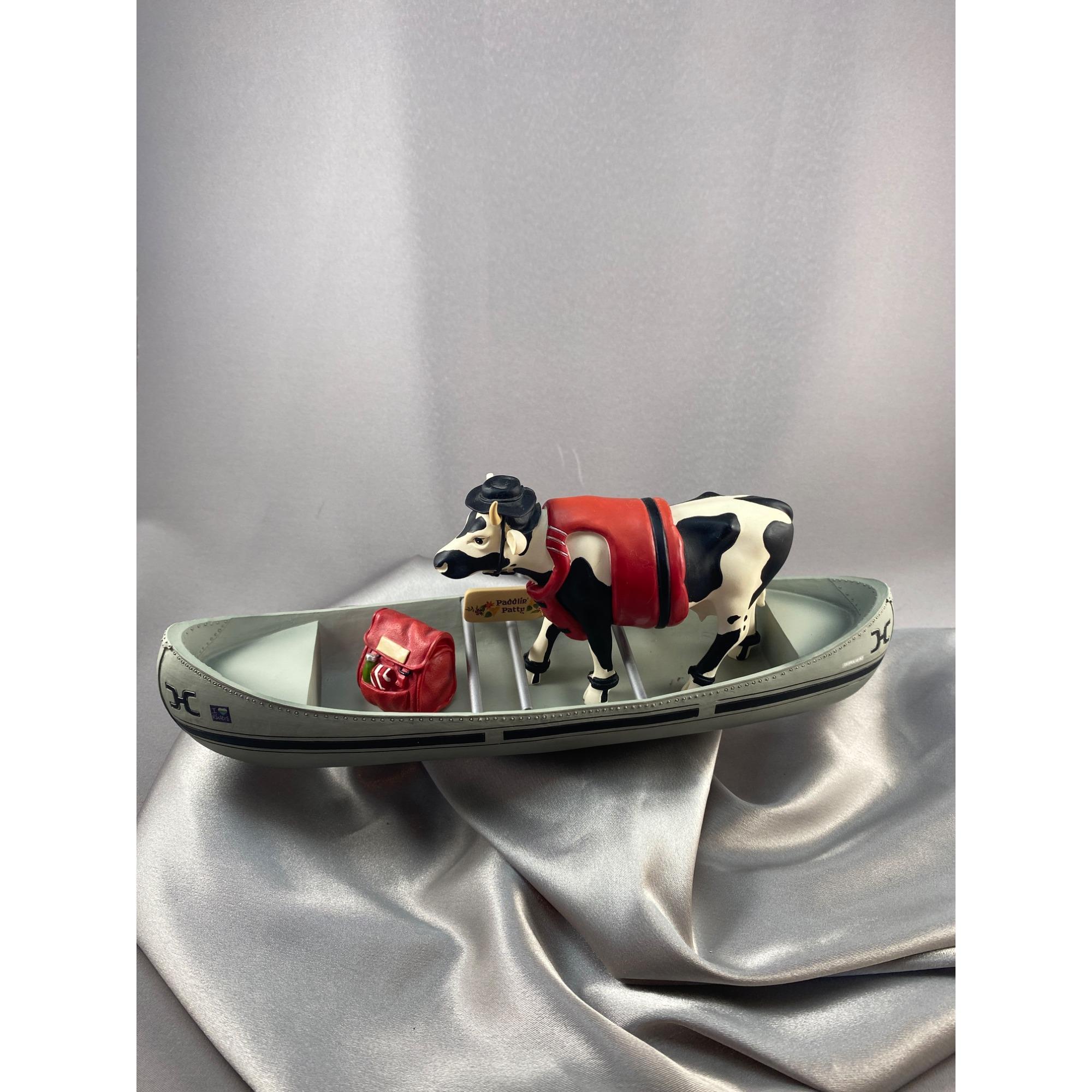 Cow Parade Movin on Down the Mighty Mo W/ Paddling Patty #9138